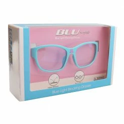 Sunstaches Best Selling Kids Blue Light Blocking Glasses Light Blue And Pink