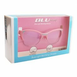 Sunstaches Kids Blue Light Blocking Glasses Pink Butterfly Frames