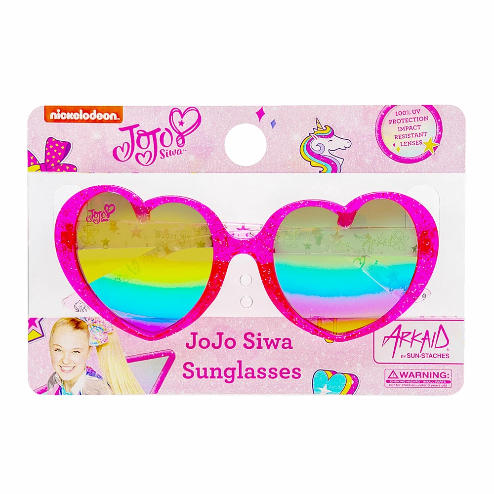 Sunstaches Arkaid Kids JoJo Siwa Heart Frame Sunglasses