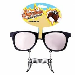 Sunstaches 10th Birthday Collection Mirror Lens Bling Sun-Staches