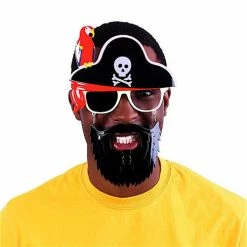 Sunstaches Pirate Captain Sunglasses With Beard | Sun-Staches