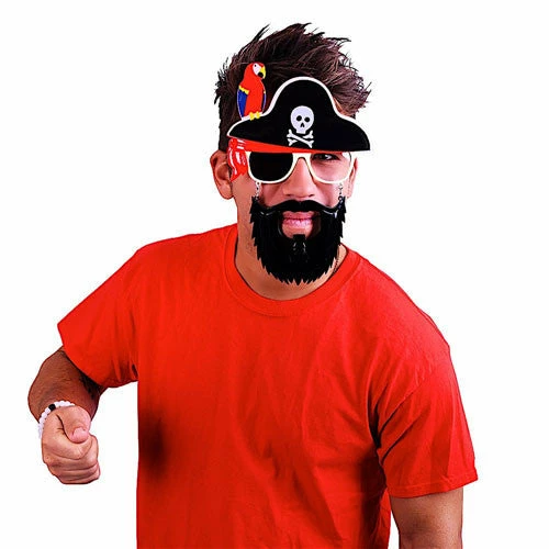 Sunstaches Pirate Captain Sunglasses With Beard | Sun-Staches