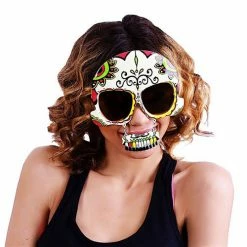 Sunstaches Dia De Los Muertos Sunglasses | Sun-Staches Adult