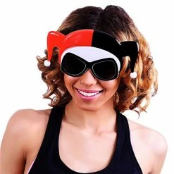 Sunstaches The Queen Of Arkham: Harley Quinn Sun-Staches® Adult