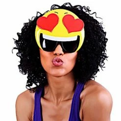 Sunstaches Heart-Eyes Emoji Sunglasses | Sun-Staches
