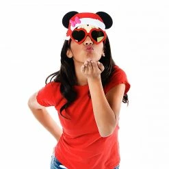 Sunstaches Adult Santa Hat Minnie Sun-Staches®