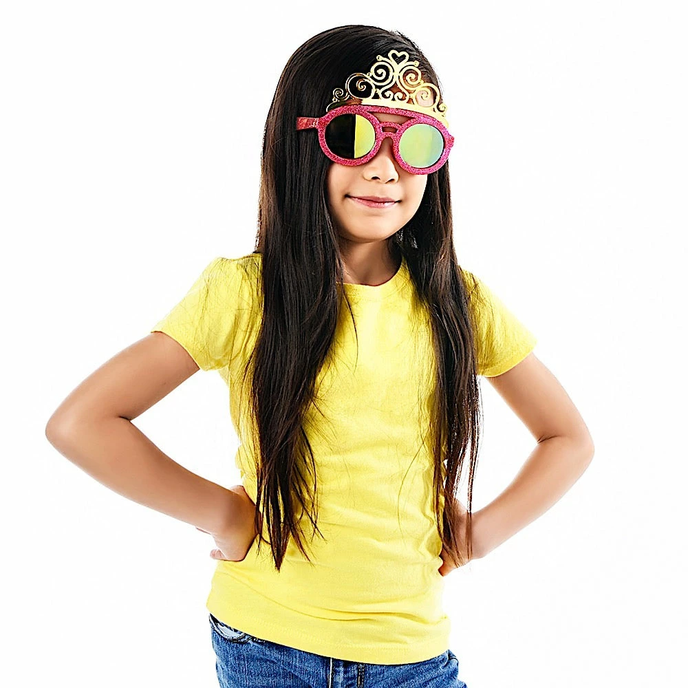 Sunstaches Best Selling Pink Crown Lil' Characters Sun-Staches®