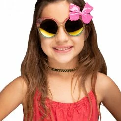 Sunstaches Pink Bow Kids Arkaid Sunglasses