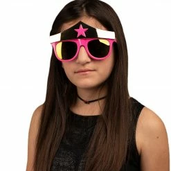 Sunstaches Wonder Woman Pink Crown Sun-Staches