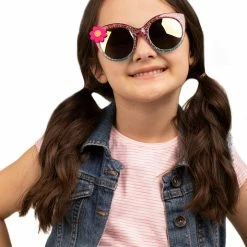 Sunstaches Purple And Blue Flower Arkaid Sunglasses