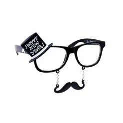 Sunstaches Happy New Year Glasses With Mustache | Sun-Staches